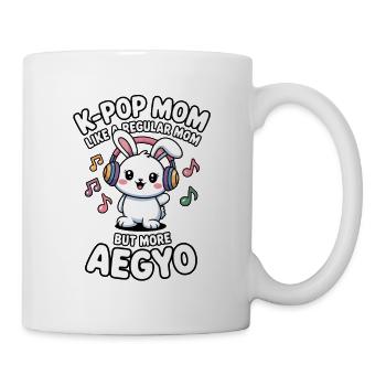 K-Pop Mom Funny Korea Music Aegyo - Mug - white - Right