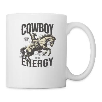  Vintage Cowboys and Tequila Shirt Retro Western - Tasse - Weiß - Rechts