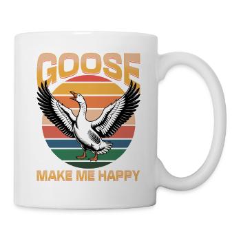 Funny Bird Goose - Mug - white - Right