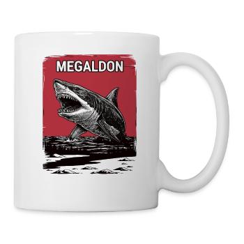 Megaldon Tiefsee Jäger Motiv - Tasse - Weiß - Rechts