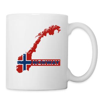 Norvège Vacances Nature Cadeau - Mug blanc - blanc - Droite