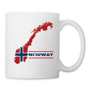 Norvège Vacances Nature Cadeau - Mug blanc - blanc - Droite