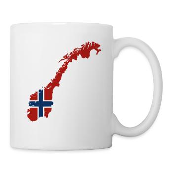 Norvège Vacances Nature Cadeau - Mug blanc - blanc - Droite