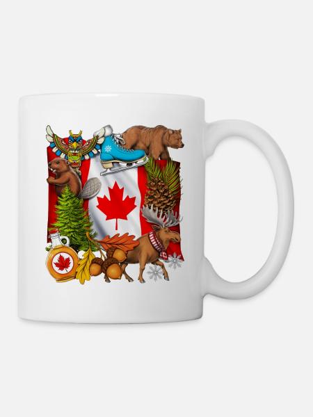 Fierté Canada - Mug blanc - blanc