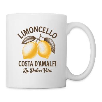 Limoncello Costa d’Amalfi La Dolce Vita - Mug blanc - blanc - Droite
