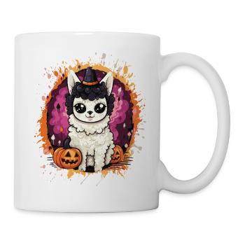 Llama Witch in Halloween Magic - Mug - white - Right