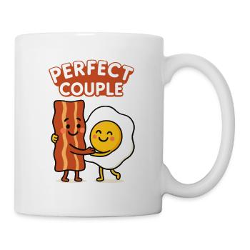Perfect Couple: Bacon and Egg Hug Delight - Mug - white - Right