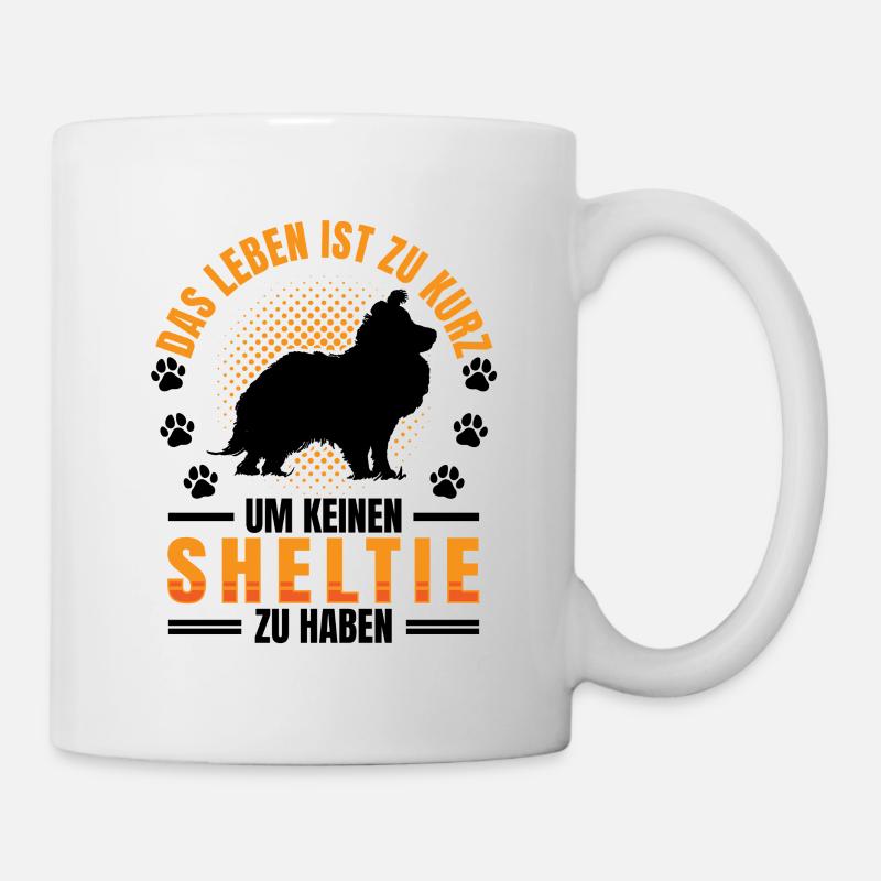 Sheltie ne possède pas de chien de berger Shetland - Mug blanc - blanc