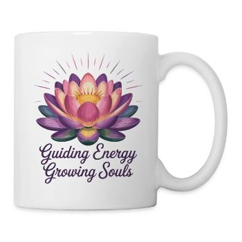 Guiding Energy Spiritual Lotus Reiki - Mug - white - Right