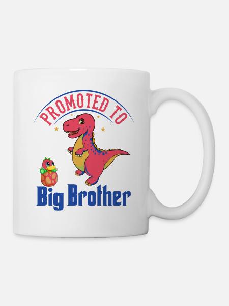Befördert zu Big Brother Dinosaurs - Tasse - Weiß