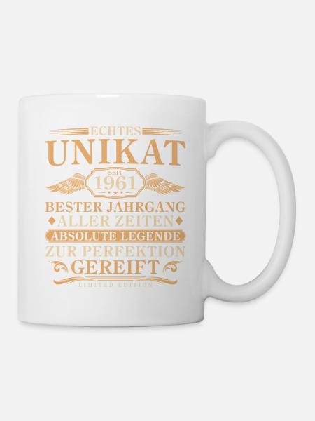 1961 Millésime Né Millésime 65 ans - Mug blanc - blanc