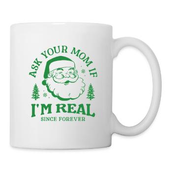 Design du Père Noël pour Noël et l’hiver - Mug blanc - blanc - Droite