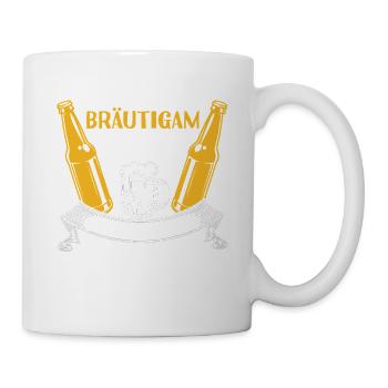 JGA Team Bräutigam Junggesellenabschied - Tasse - Weiß - Rechts