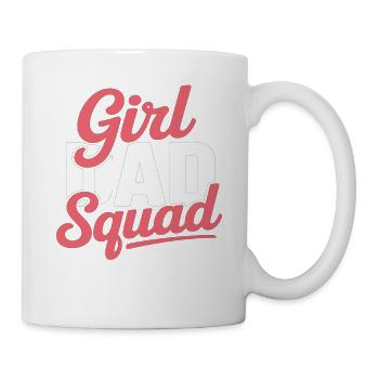 Girl Dad Squad - Chemise Père Fille Look Ras du Cou - Mug blanc - blanc - Droite