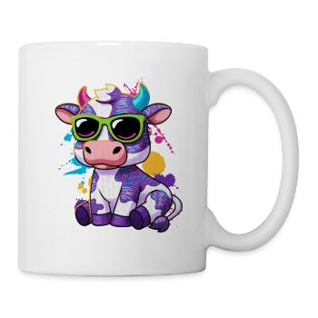 Cow farmer, dairy farmer, farmer, farm motif - Mug - white - Right
