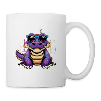 Crocodile Caiman Alligator Lizards Reptile Crocodile - Mug - white - Right