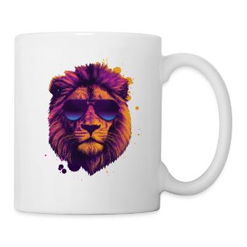 Zodiac Horoscope Leo Head Leo - Mug - white - Right