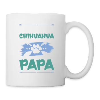 chihuahua hunde papa - Tasse - Weiß - Rechts