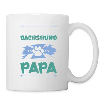 teckel teckel chiens papa - Mug blanc - blanc - Droite