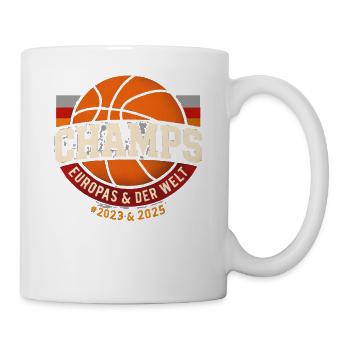 Basketball Champs Deutschland Basketballer  - Tasse - Weiß - Rechts