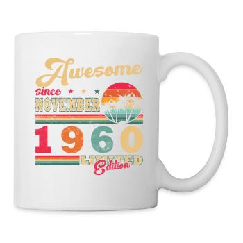 November 1960's Retro Birthday Unique Piece - Mug - white - Right