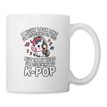 K-Pop Drôle Corée Musique Anime - Mug blanc - blanc - Droite