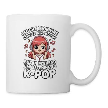 K-Pop Drôle Corée Musique Anime - Mug blanc - blanc - Droite