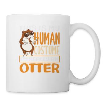 Human Costume Sea Otter Cartoon - Mug - white - Right