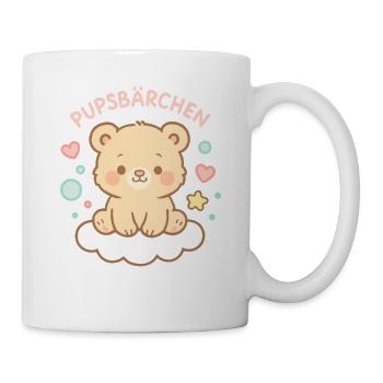 Pupsbärchen Kuschelwolke - Tasse - Weiß - Rechts