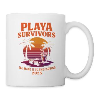 Playa Survivors Mallorca Closing 2025 - Tasse - Weiß - Rechts