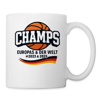 Basketball Champs Deutschland Basketballer  - Tasse - Weiß - Rechts