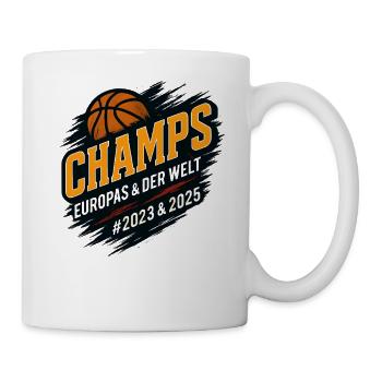 Basketball Champs Deutschland Basketballer  - Tasse - Weiß - Rechts
