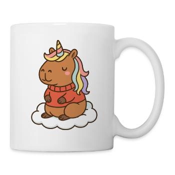 Capybara Unicorn 🌈 - Mug - white - Right