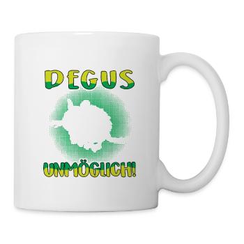 Life without a degu Common degu - Mug - white - Right