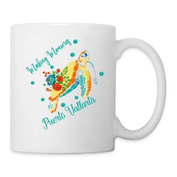 Souvenirs de vacances à Puerto Vallarta - Mug blanc - blanc - Droite