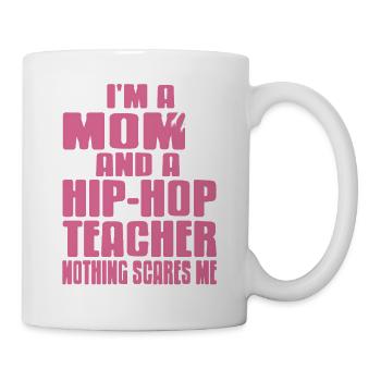 Mom Dance Groove Teacher Funny Bold Humor - Mug - white - Right
