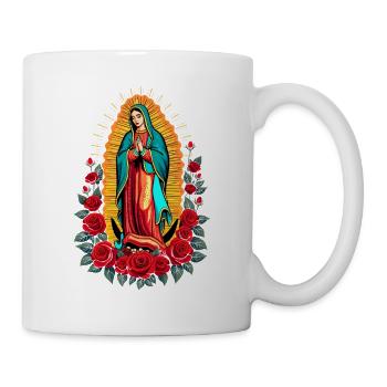 Guadalupe Maria Rosenkranz - Tasse - Weiß - Rechts