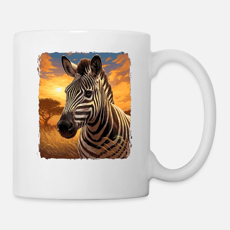 Zebras Zebra - Tasse - Weiß