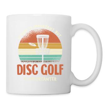 Le disc golf rétro est important - Mug blanc - blanc - Droite
