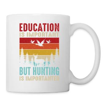 Cadeau de chasseur Chasse Examen de chasseur - Mug blanc - blanc - Droite