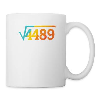 Funny Meme 67, Square Root 4489 - Mug - white - Right