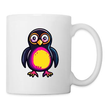 Pingouin Halloween Zombie - Mug blanc - blanc - Droite