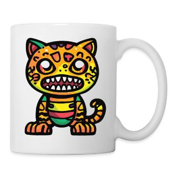 Leopard Halloween Zombie - Mug - white - Right
