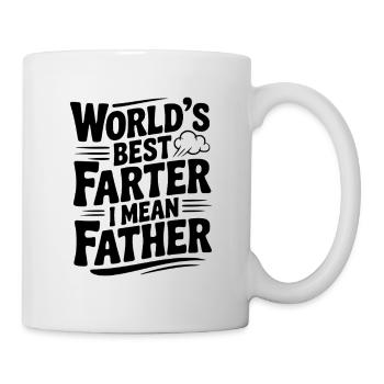Der beste Farker der Welt, ich meine Vater - Tasse - Weiß - Rechts