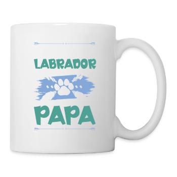 Papa chien labrador - Mug blanc - blanc - Droite