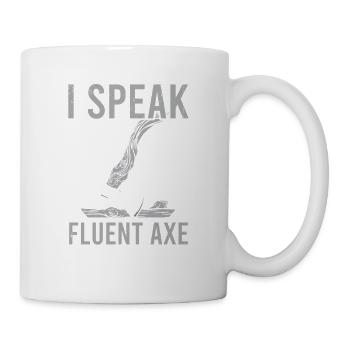 Mythologie viking Valhalla guerrier hache dictons - Mug blanc - blanc - Droite