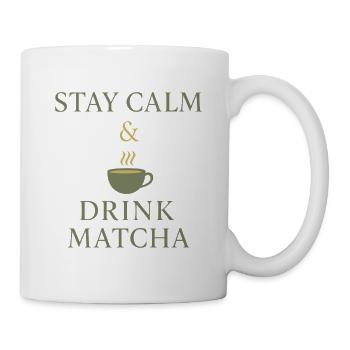 Stay Calm & Drink Matcha - Mug - white - Right