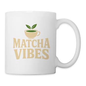 Matcha Vibes – Green Tea Lover Shirt - Mug - white - Right