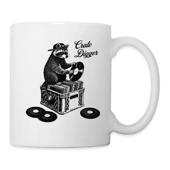 Crate Digger - Mug - white - Right