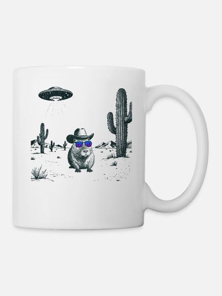 Capybara du désert - Mug blanc - blanc